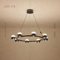 BARCELONA Ring Chandelier by Lampadom - detail view