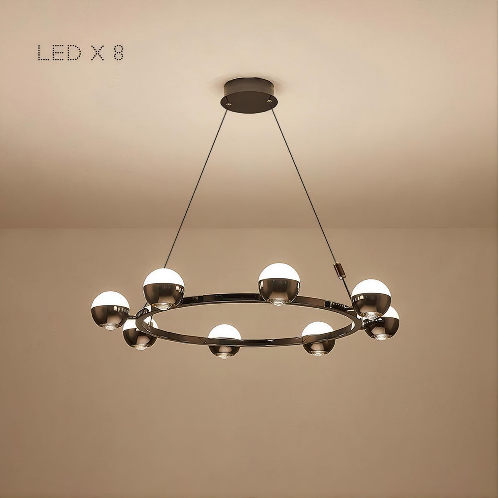 BARCELONA Ring Chandelier by Lampadom - angle view