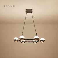 BARCELONA Ring Chandelier by Lampadom - top view