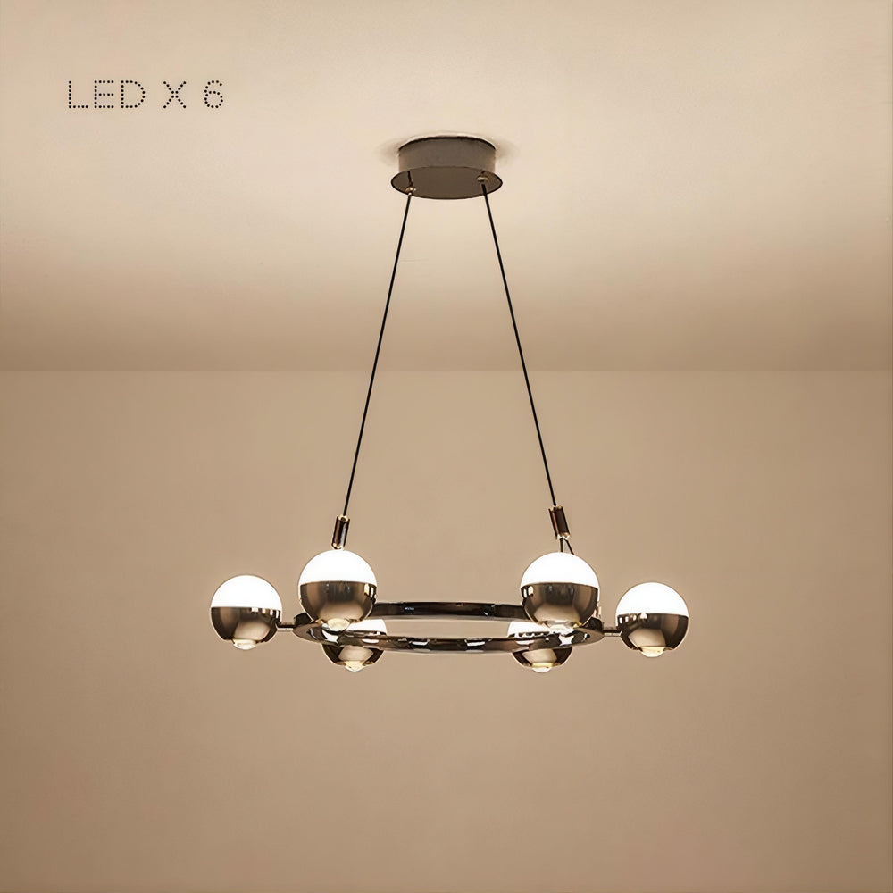 BARCELONA Ring Chandelier by Lampadom - close-up