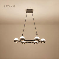BARCELONA Ring Chandelier by Lampadom - close-up