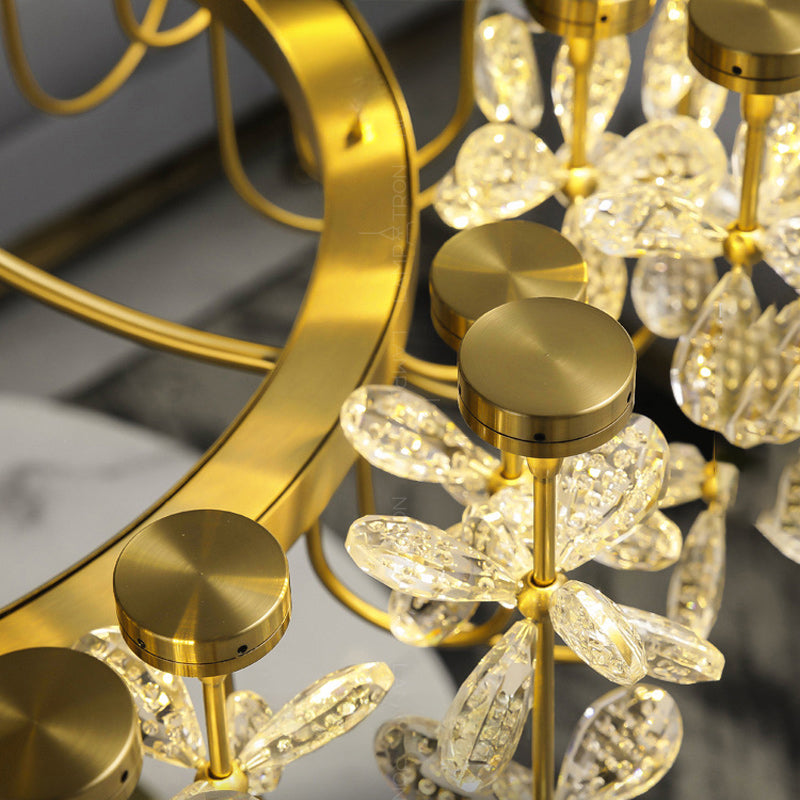 FLORINDA Chandelier by Lampadom - ambient shot