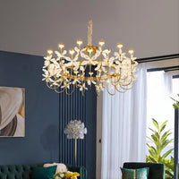 FLORINDA Chandelier by Lampadom - top view