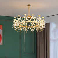 FLORINDA Chandelier by Lampadom - side view