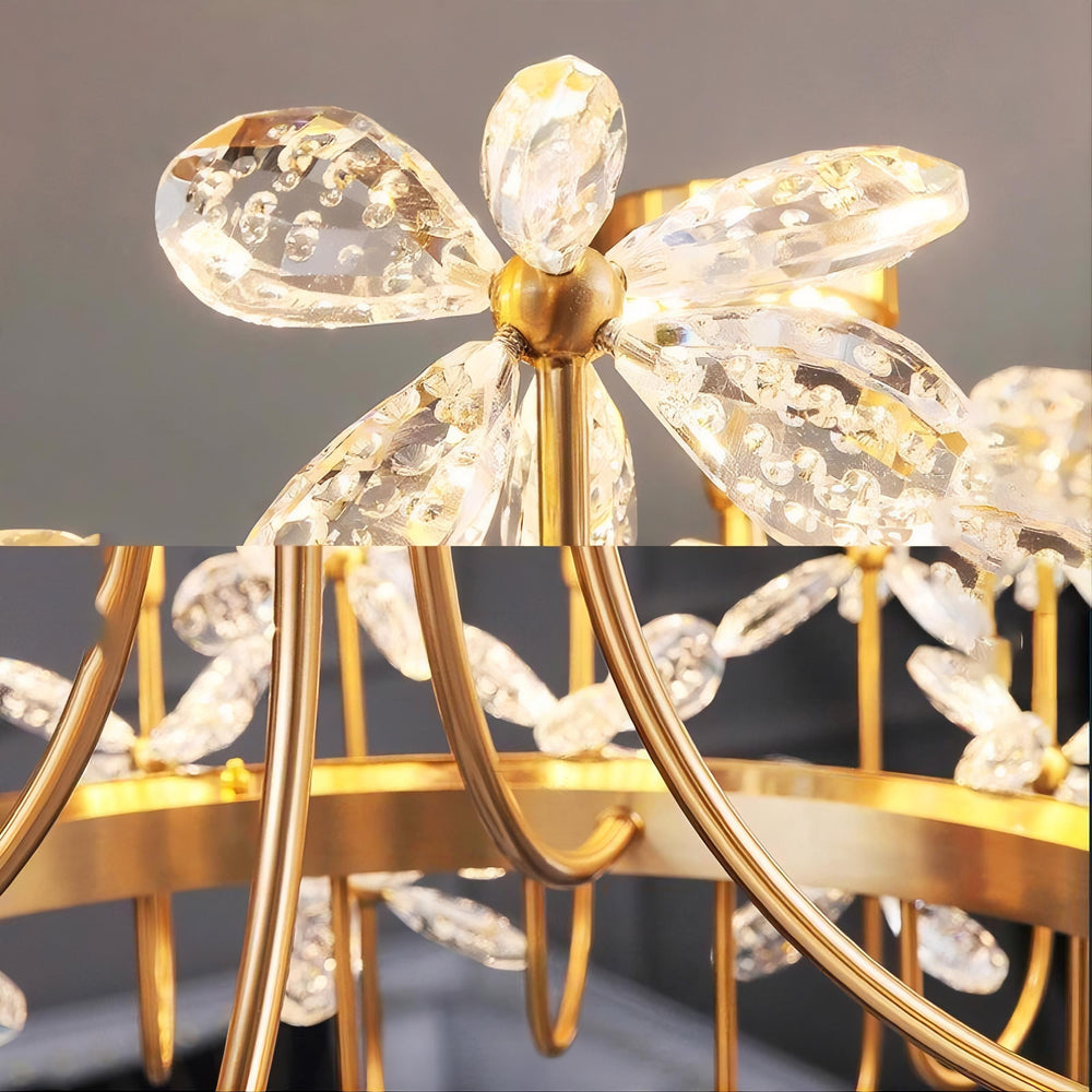 FLORINDA Chandelier by Lampadom - angle view