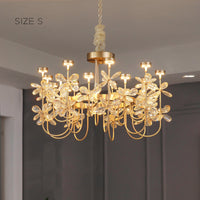 FLORINDA Chandelier by Lampadom - side view