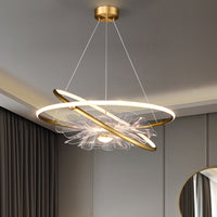 FLOWER Ring ChandelierS Chandelier by Lampadom - side view
