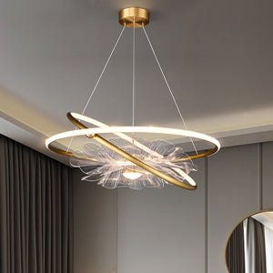 FLOWER Ring ChandelierS Chandelier by Lampadom