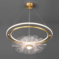 FLOWER Ring ChandelierS Chandelier by Lampadom - scale reference