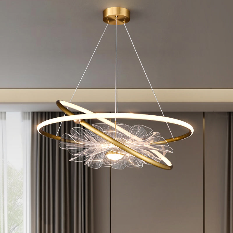 FLOWER Ring ChandelierS Chandelier by Lampadom - detail view