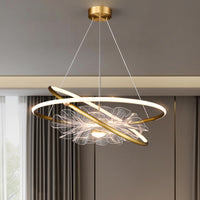 FLOWER Ring ChandelierS Chandelier by Lampadom - detail view