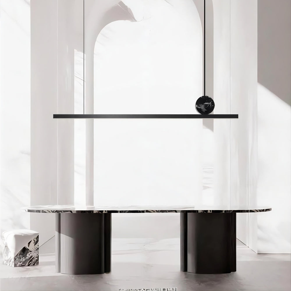FLOYD D Linear Chandelier by Lampadom - ambient shot