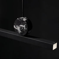 FLOYD D Linear Chandelier by Lampadom - ambient shot