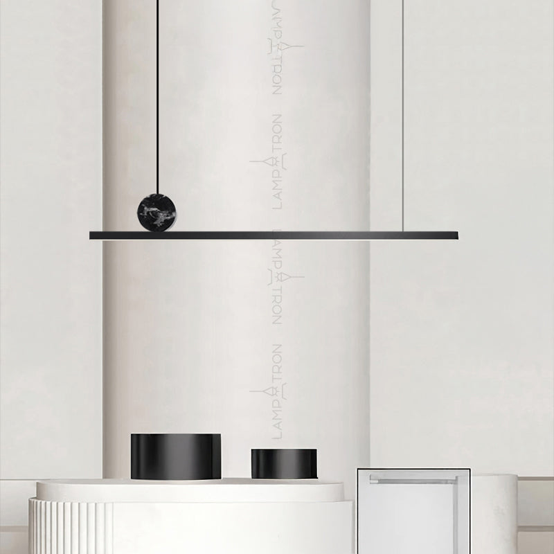 FLOYD D Linear Chandelier by Lampadom - top view