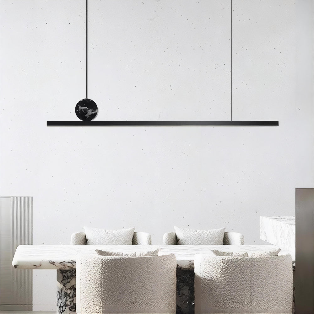 FLOYD D Linear Chandelier by Lampadom - angle view