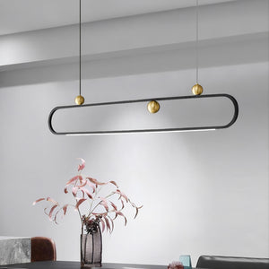 FREDA Linear Chandelier by Lampadom