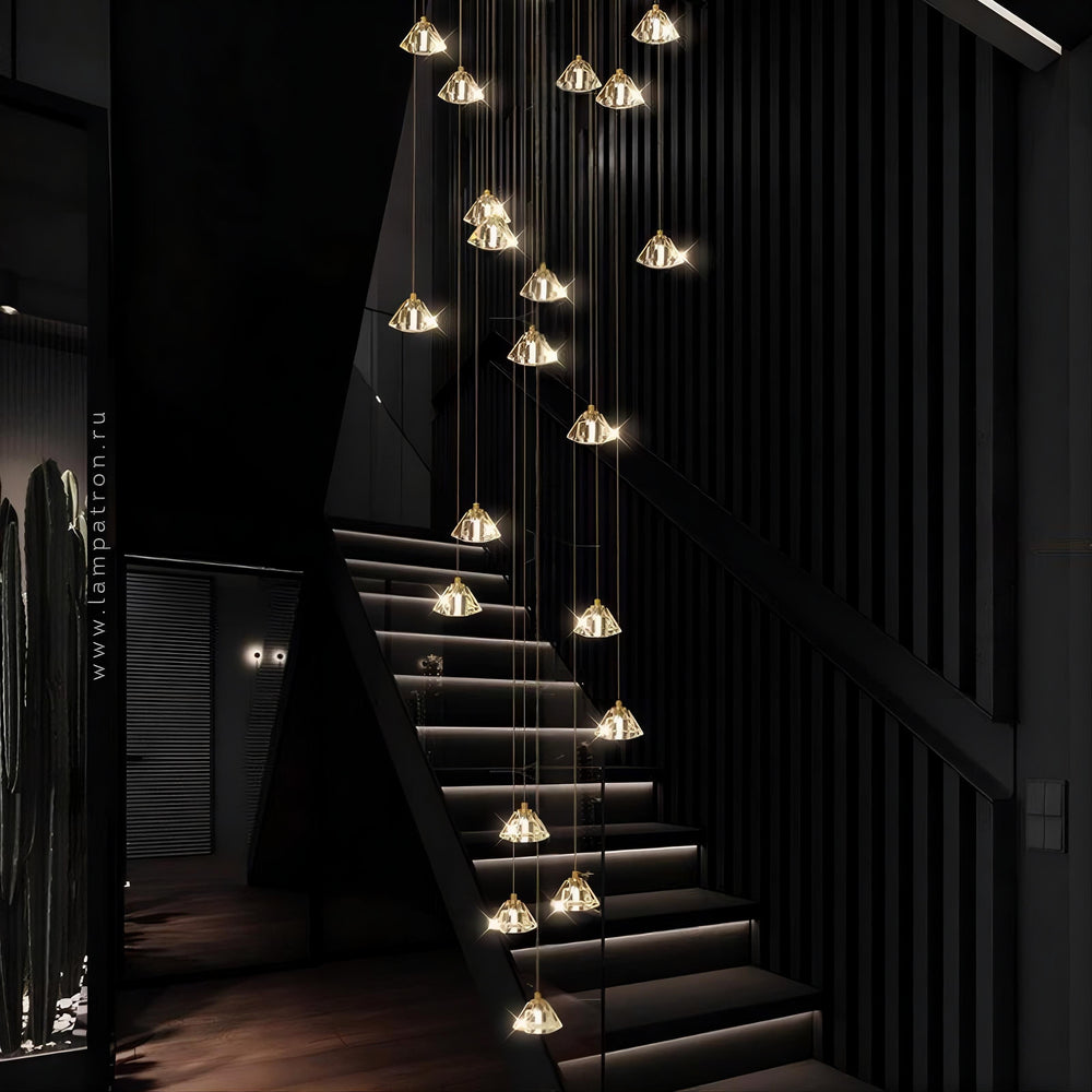 FREEDVOR Cascade Light by Lampadom - side view
