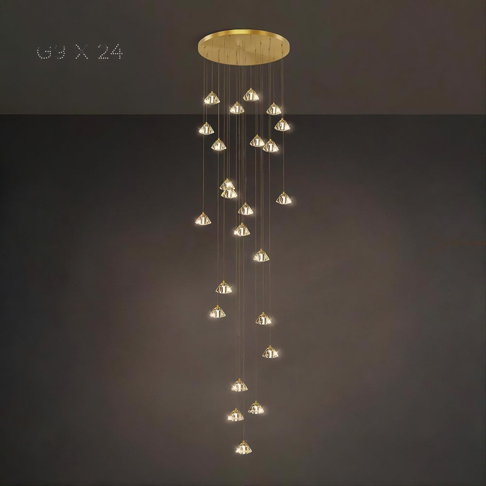 FREEDVOR Cascade Light by Lampadom - top view