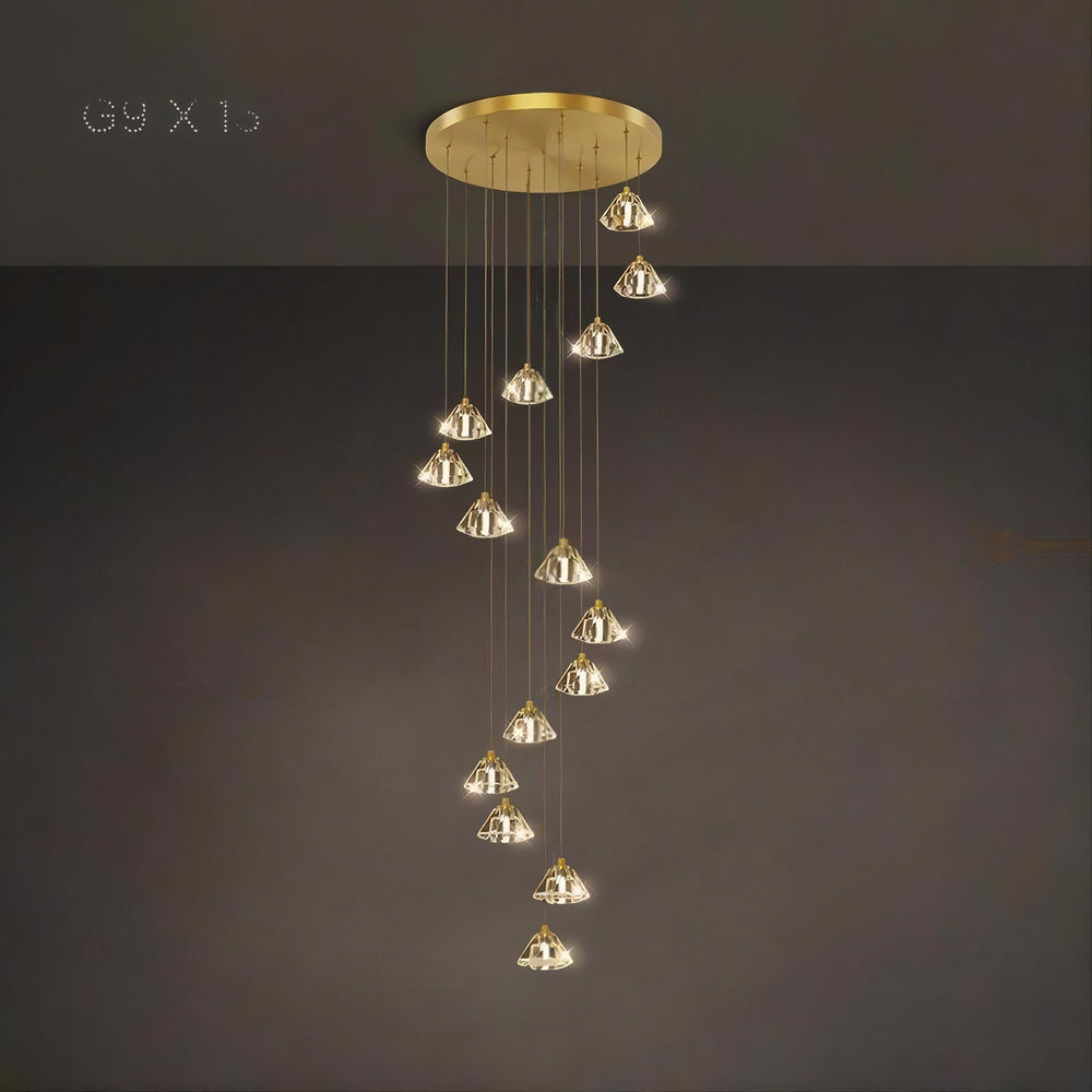 FREEDVOR Cascade Light by Lampadom - scale reference