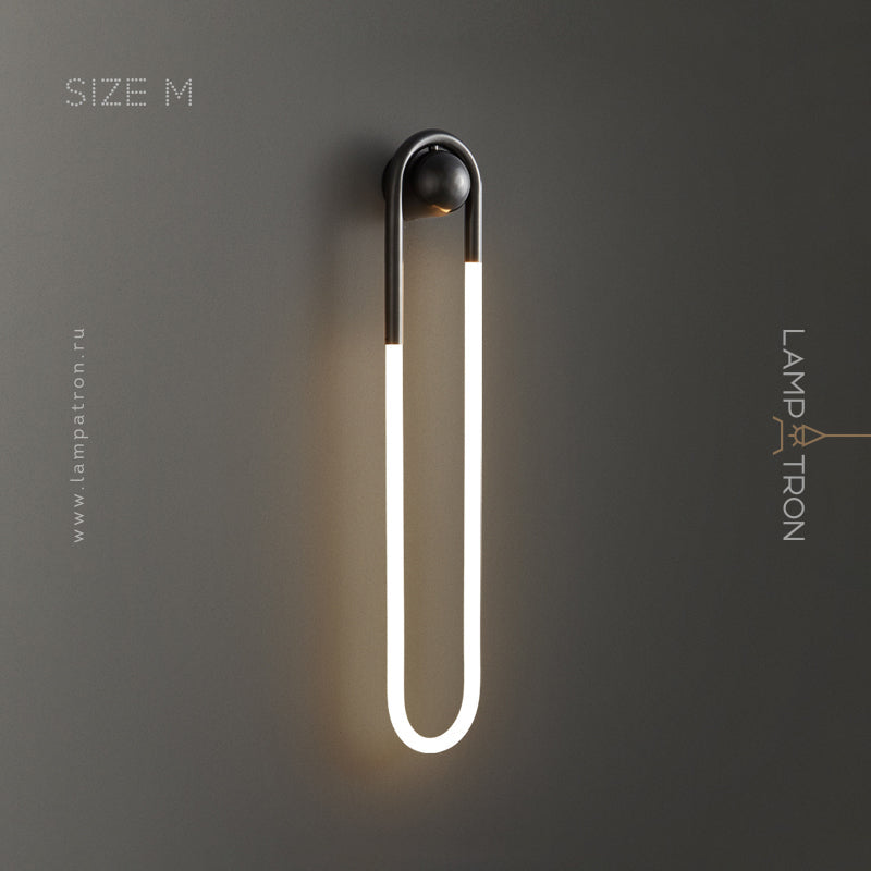 GABI Wall Light by Lampadom - scale reference