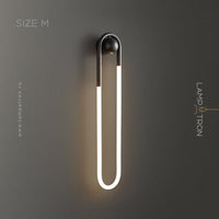 GABI Wall Light by Lampadom - scale reference