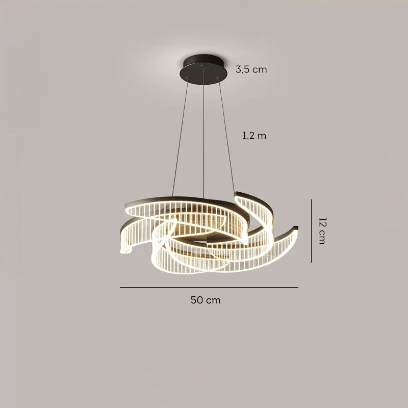 GABRIEL Chandelier Chandelier in Acrylic by Lampadom - view 11
