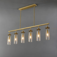 GABRIELLA Linear Chandelier by Lampadom - side view