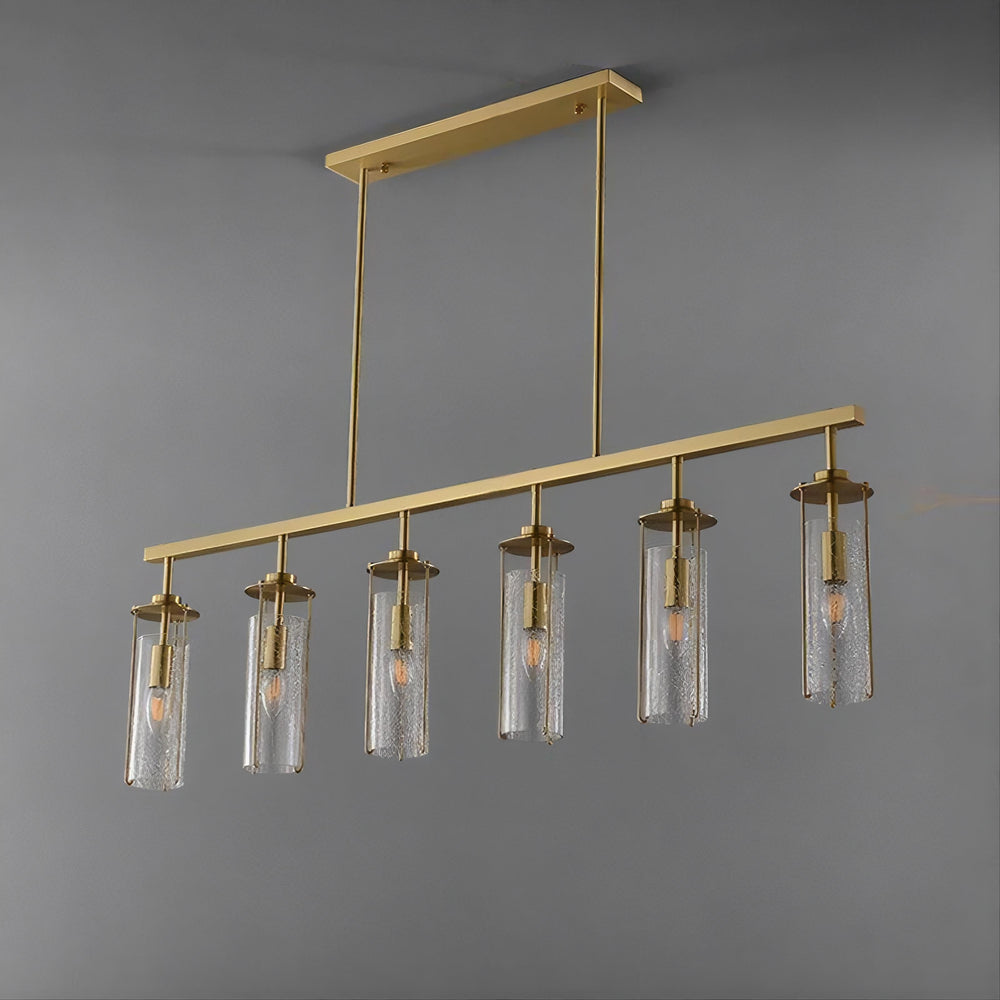 GABRIELLA Linear Chandelier by Lampadom - close-up