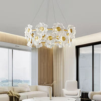 GARDEN Ring Chandelier by Lampadom - side view