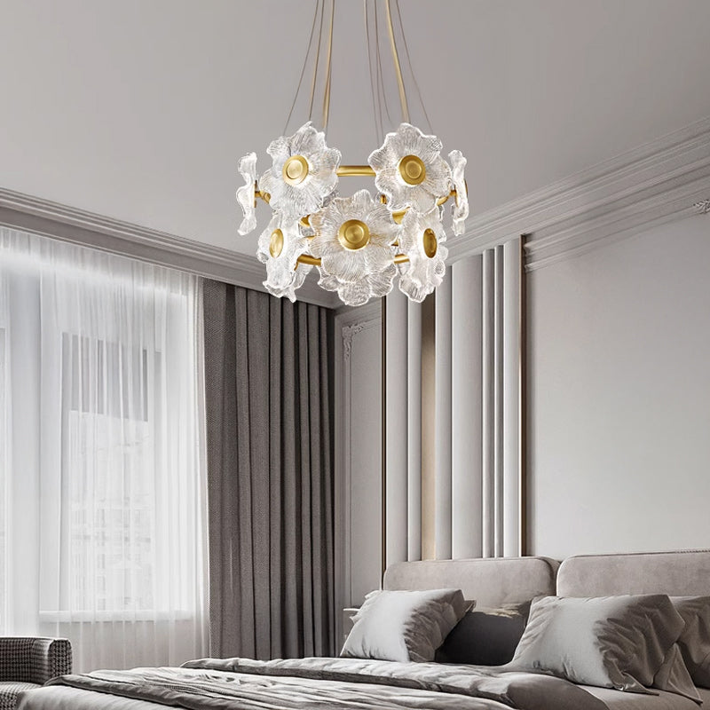 GARDEN Ring Chandelier by Lampadom - angle view