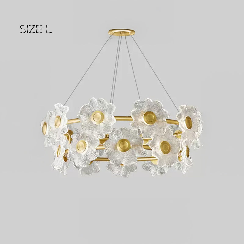 GARDEN Ring Chandelier by Lampadom - close-up