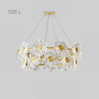 GARDEN Ring Chandelier by Lampadom - close-up