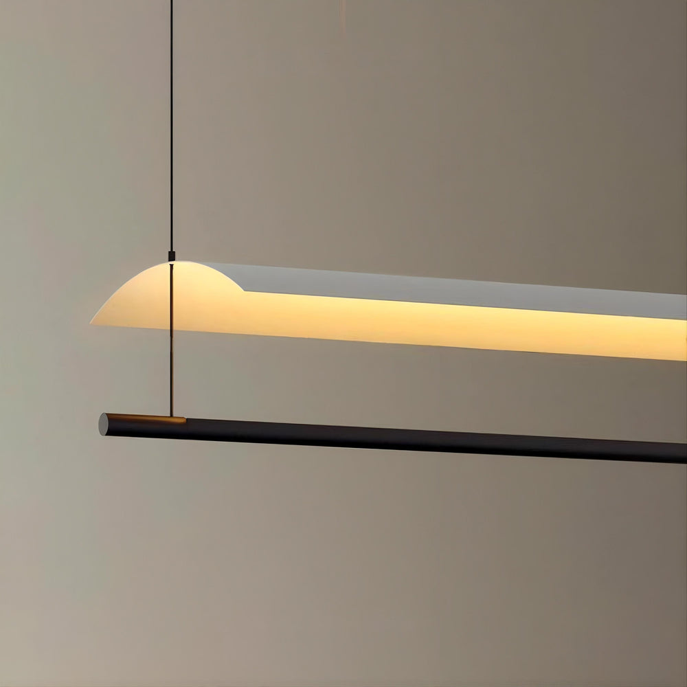 GARTH Linear Chandelier by Lampadom - side view