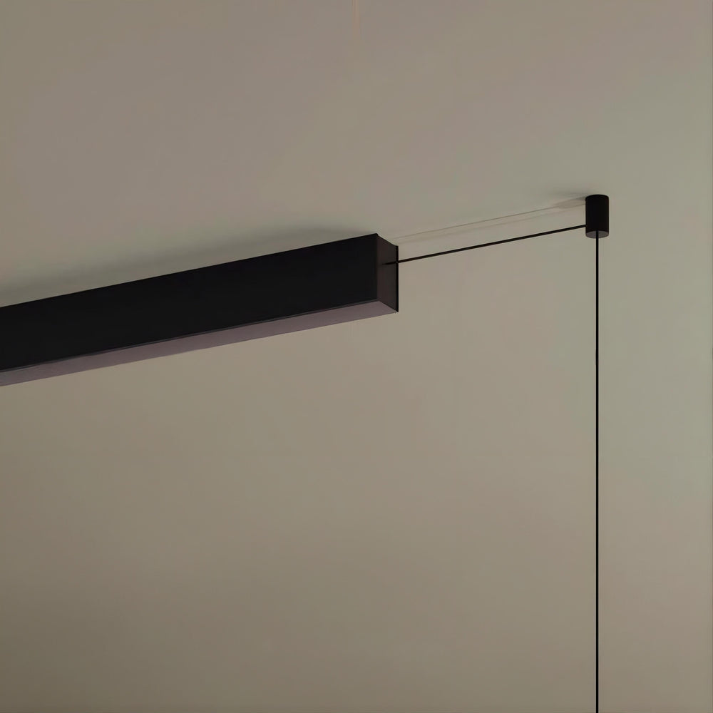 GARTH Linear Chandelier by Lampadom - close-up