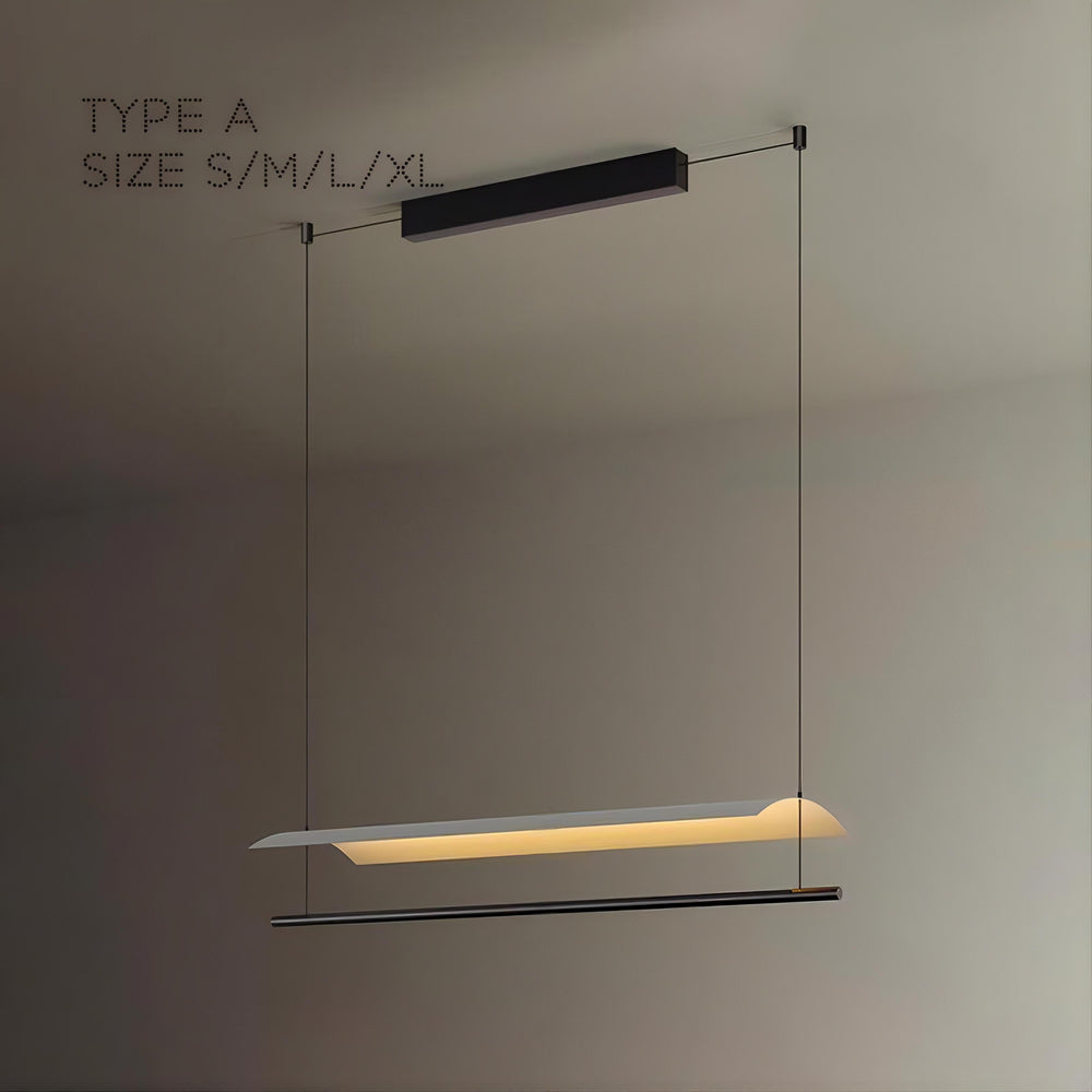 GARTH Linear Chandelier by Lampadom - detail view