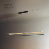 GARTH Linear Chandelier by Lampadom - scale reference