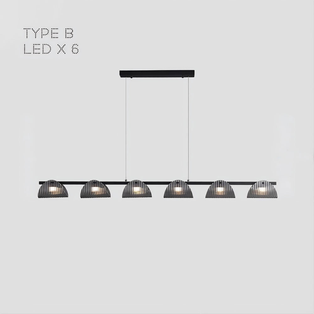 GASPAR Linear Chandelier by Lampadom - top view