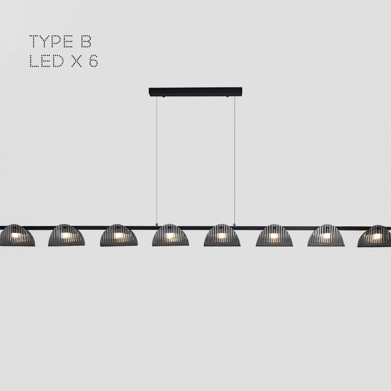 GASPAR Linear Chandelier by Lampadom - detail view