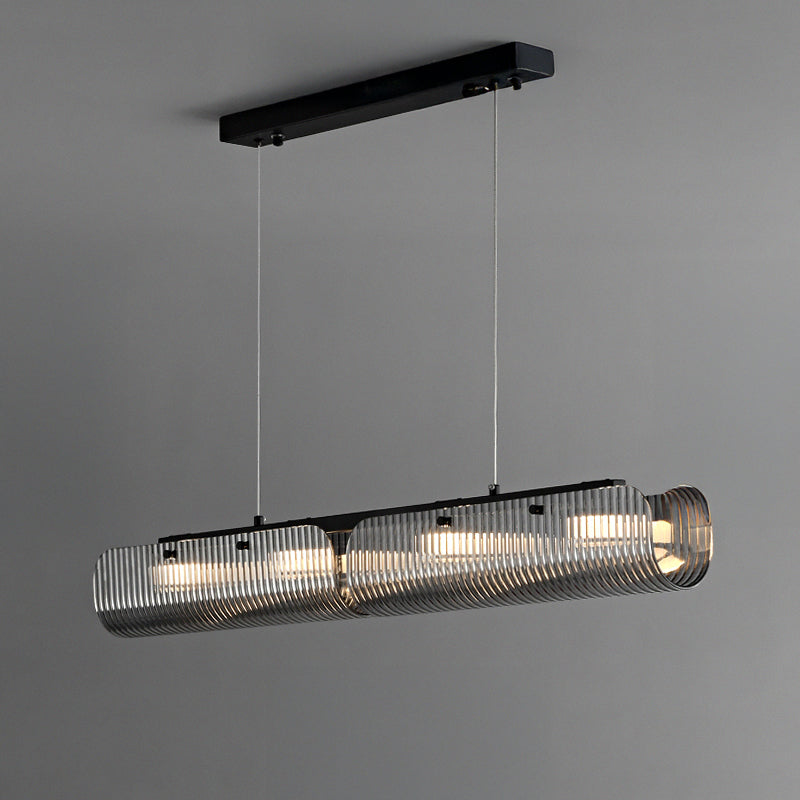 GASPAR Linear Chandelier by Lampadom - side view