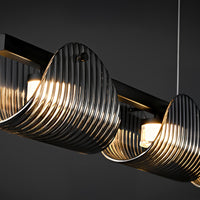 GASPAR Linear Chandelier by Lampadom - top view