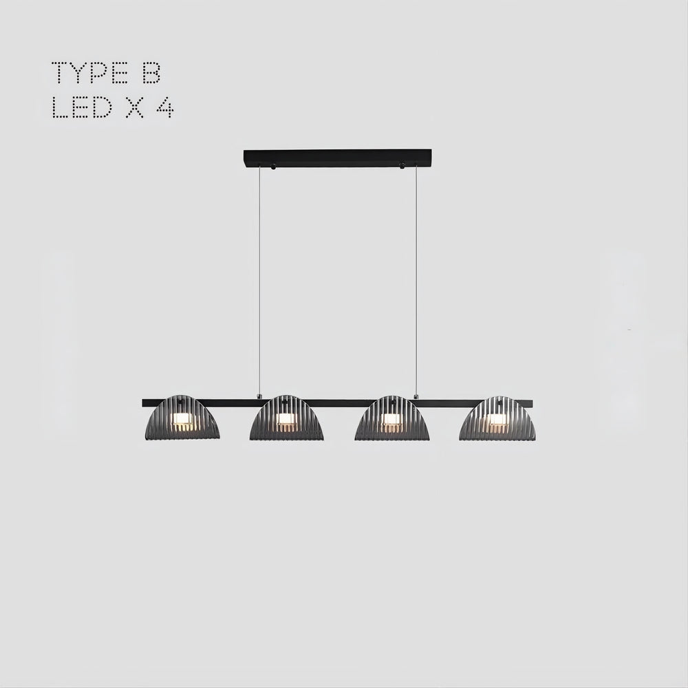GASPAR Linear Chandelier by Lampadom - scale reference