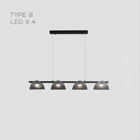GASPAR Linear Chandelier by Lampadom - scale reference