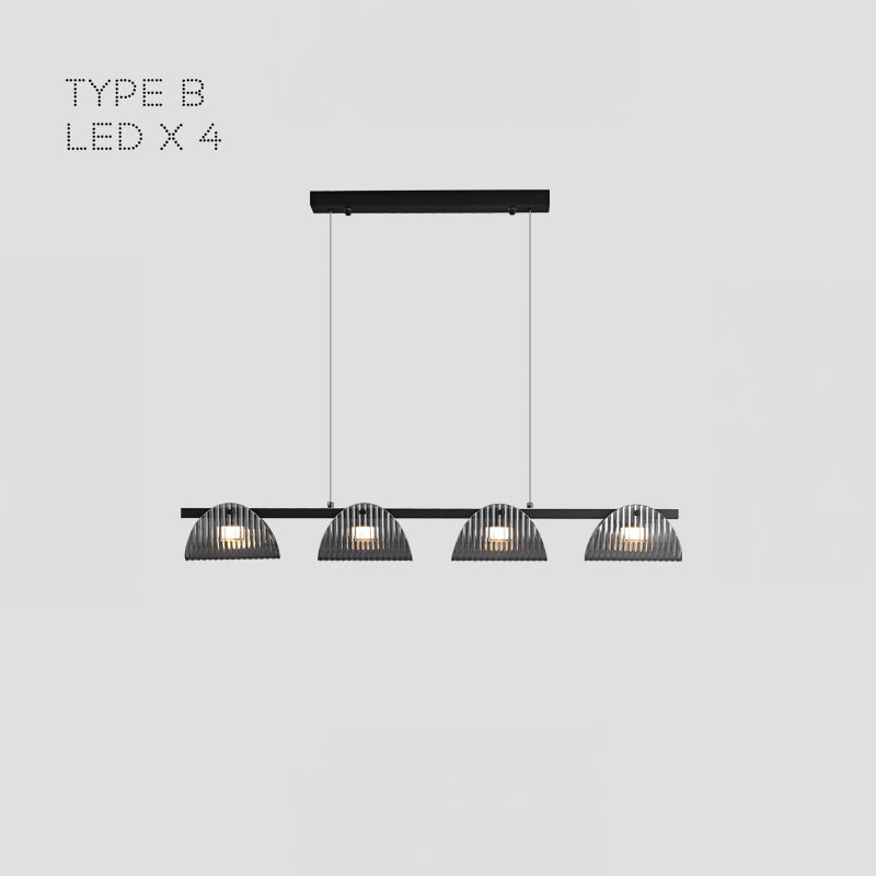 GASPAR Linear Chandelier by Lampadom - detail view