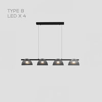 GASPAR Linear Chandelier by Lampadom - detail view