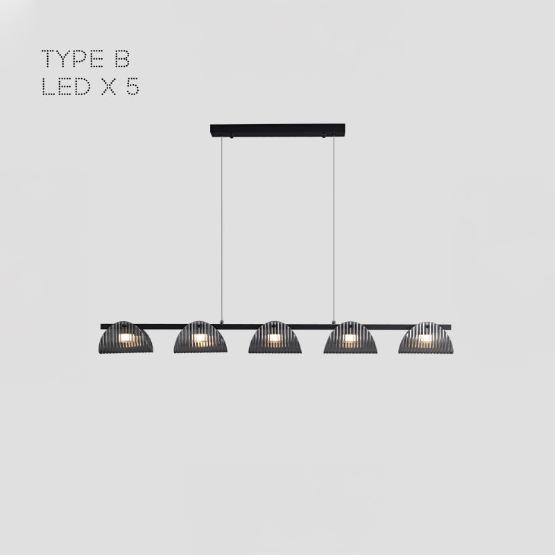 GASPAR Linear Chandelier by Lampadom - close-up