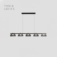 GASPAR Linear Chandelier by Lampadom - close-up