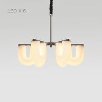 GAUTE Chandelier by Lampadom - angle view