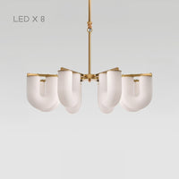 GAUTE Chandelier by Lampadom - scale reference