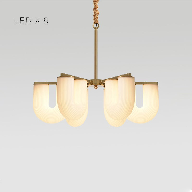 GAUTE Chandelier by Lampadom - side view