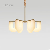 GAUTE Chandelier by Lampadom - side view